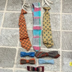 Collection of Vintage Kids bow ties and neck ties